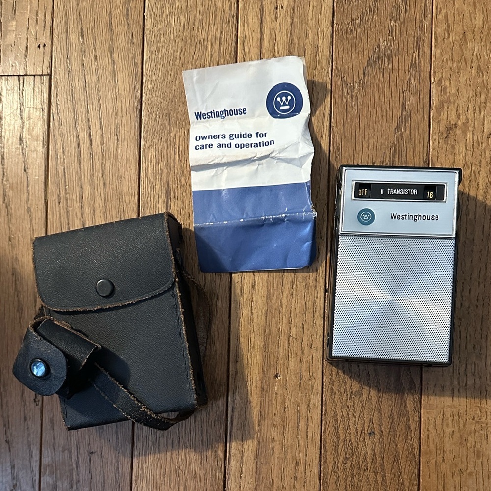 Vintage Westinghouse Pocket Transistor Radio